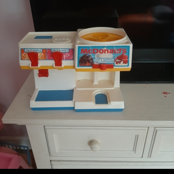FisherPrice Toys Vintage Fisher Price Mcdonalds Milkshake Machine